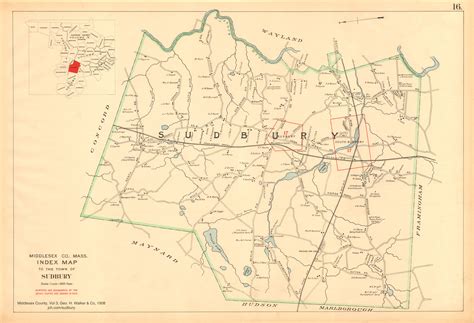 Historical Maps Of Sudbury