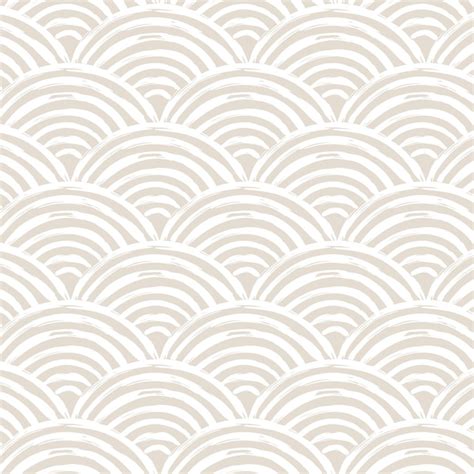 Premium Vector Contemporary Seamless Pattern With Abstract Line In Nude Colors