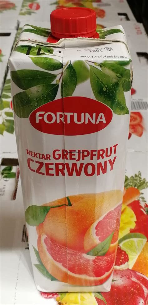 Fortuna Nektar czerwony grejpfrut 1l Hurtownia z napojami - 1400 produktów!
