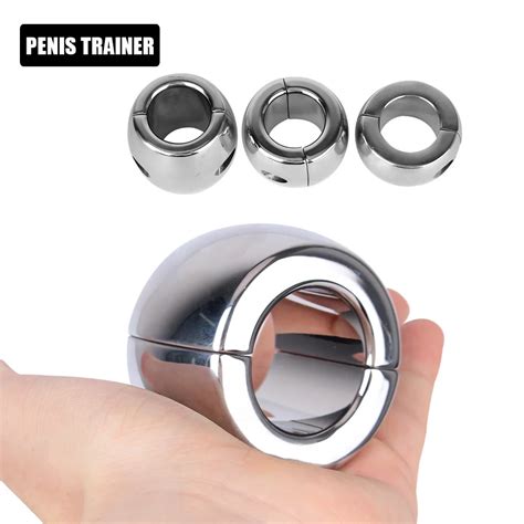 Stainless Steel Testis Weight Stretchers Penis Trainer Restraint Sex Toys For Men Scrotum