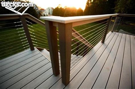This huge guide has 243 different deck railing ideas and designs to use for your porch, deck or patio. Cable railings | Deck designs backyard, Deck railings ...