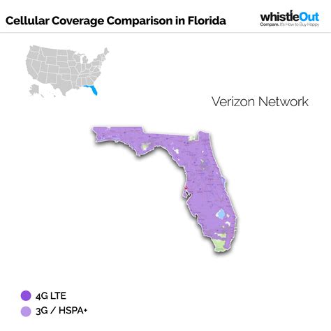 Verizon Wireless Coverage Map Florida Map