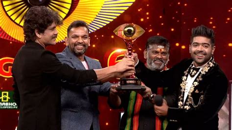 Bigg Boss Telugu Season 6 Grand Finale LV Revanth Lifts Trophy