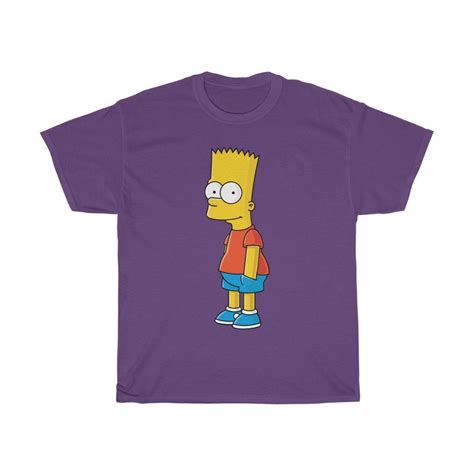 Bart Simpson Unisex Ultra Cotton T Shirt Etsy