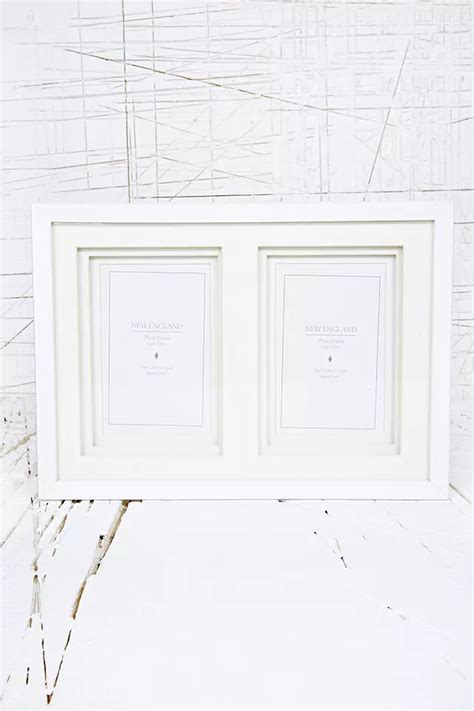 Double Multi Aperture Photo Frame In White Urban Outfitters Uk