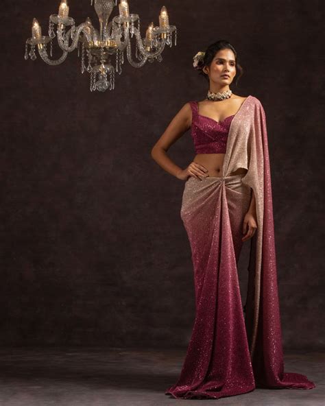 Sequinned Cocktail Saree Fancy Sarees Party Wear Party Wear Indian Dresses Party Wear Long Gowns
