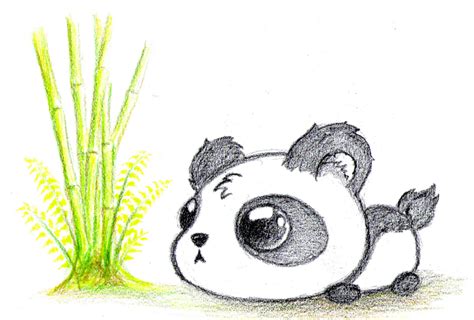 Baby Panda Bear By Il Ja On Deviantart Panda Drawing Cute Panda