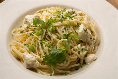 Find crab pasta recipes now at findinfoonline. Spicy Crab Linguine with Mustard, Crème Fraîche and Herbs ...