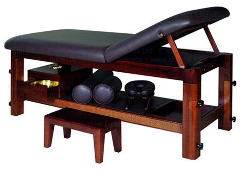Fixed Massage Table 08d01 Zhuolie Industrial Trading Coltd Wooden With Storage