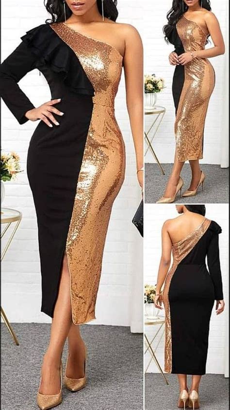 Gold And Black Lovely Gown In 2021 Dinner Gowns Dinner Dress Classy Elegant Classy Dress