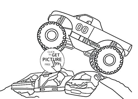 Batman Monster Truck Coloring Pages at GetColorings.com | Free printable colorings pages to