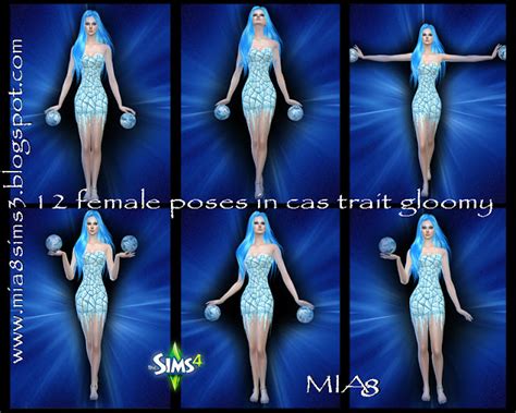 12 Female Poses2 At Mia8 Sims 4 Updates