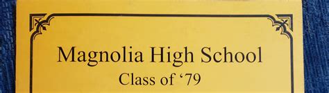 Magnolia High School Anaheim Ca Class Of 1979