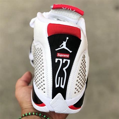 An In Hand Look At The Supreme X Air Jordan 14 White