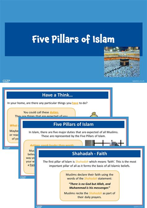 Five Pillars Of Islam Years 5 6 Cgp Plus