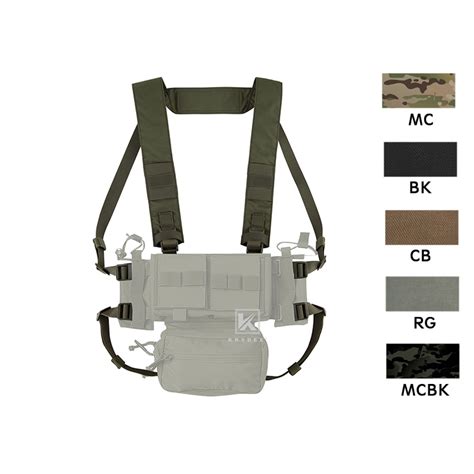 Krydex Micro Fight Fat Strap H Harness For Mk3 Mk4 D3crm Chest Rig