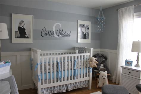 Inspiration for a medium sized classic nursery for girls in london with pink walls, medium hardwood flooring and brown floors. Carter's Peaceful Haven - Project Nursery