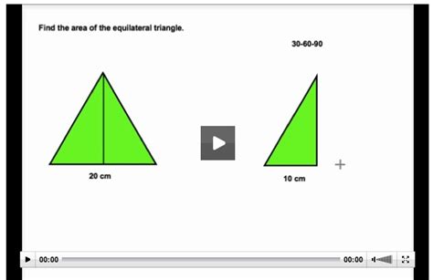 Using Right Triangle Trigonometry To Find The Area Of Regular Polygons