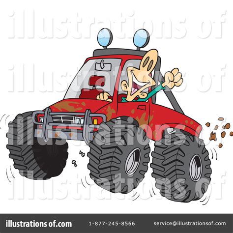 Four Wheeling Clipart 433303 Illustration By Toonaday