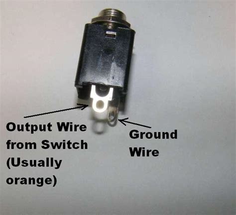 My input jack wiring now looks like this: Wiring Input/Output Jacks | General Guitar Gadgets