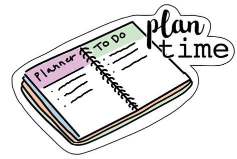 Draw A Planner Sticker Clipart For You By Johnken424