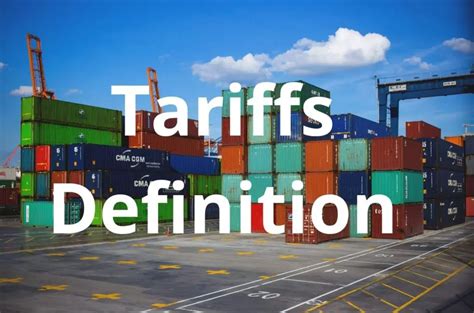 Tariffs Definition How It Works 4 Types And Who Pays Boycewire