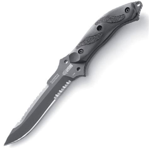 Blackhawk Black Nightedge Serrated Edge Fixed Blade Knife Mary J