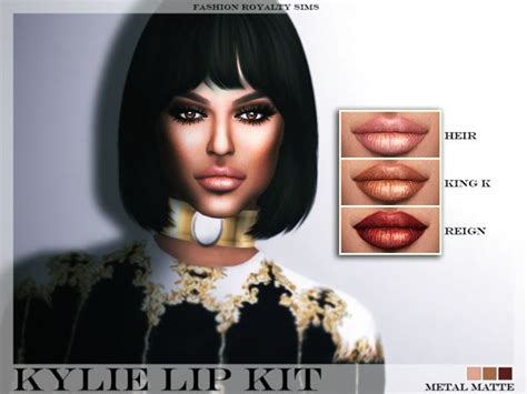 The Best Kylie Lip Kit Metal Matte By Fashion Royalty Sims Kylie