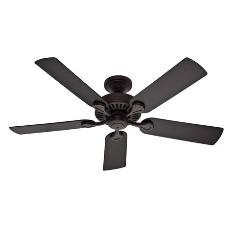 The 5 best outdoor ceiling fans review: Shop Hunter 52-in 5 Minute Fan Outdoor Damp New Bronze at ...