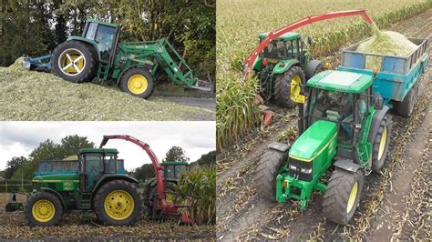 Chopping Corn With John Deere Youtube