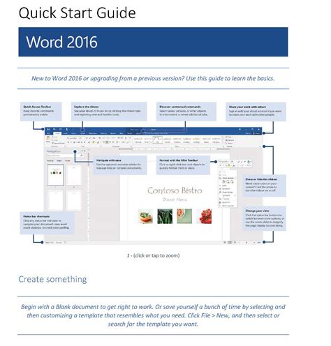 Word 2016 Start Guide Crd Technical Support