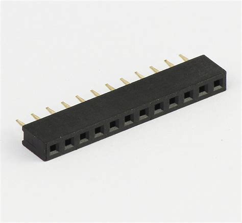 254mm Female Pin Header Connector China Female Header And 254mm