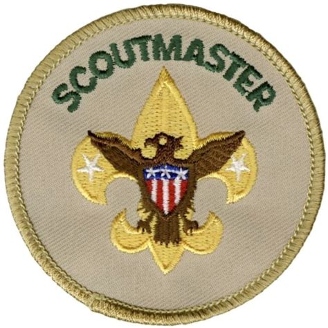 Scoutmaster Patch Bsa Cac Scout Shop