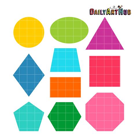 Basic Shapes Clip Art Set – Daily Art Hub – Free Clip Art Everyday