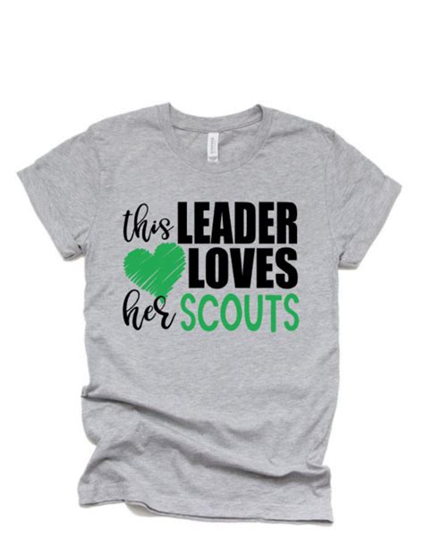 This Leader Loves Her Scouts Shirt Girl Scout Leader Shirt Etsy