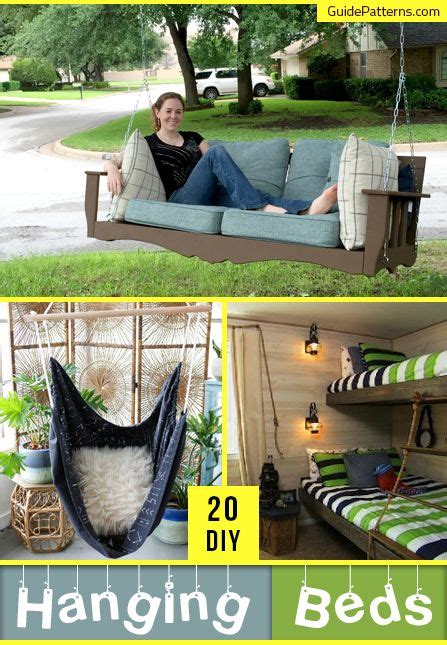 20 Diy Hanging Beds Guide Patterns Outdoor Hanging Bed Hanging Chair