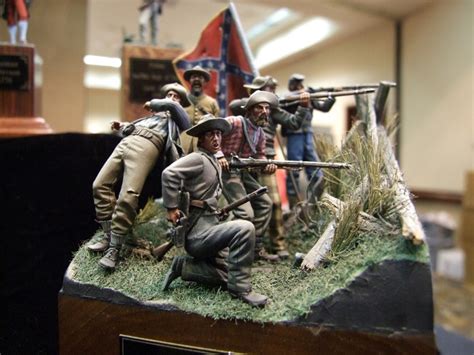 2010 Tulsa Model Show Civil War Art Military Diorama American Civil War