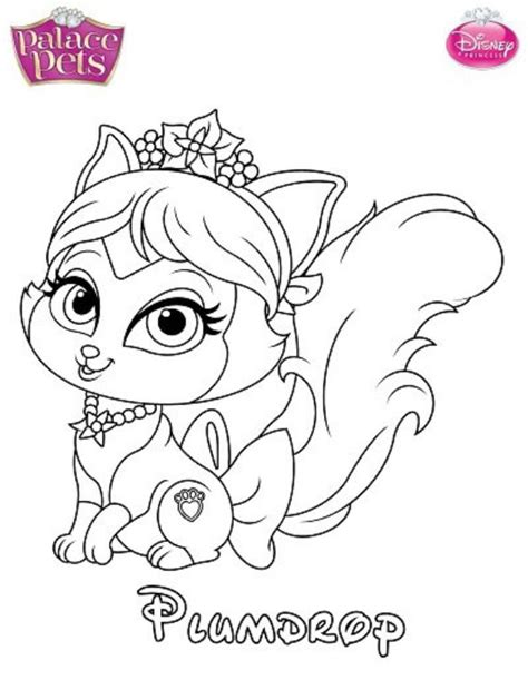 Kids N 36 Coloring Pages Of Princess Palace Pets