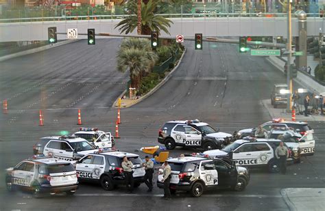 Las Vegas Strip Subdued Partially Closed After Mass Shooting