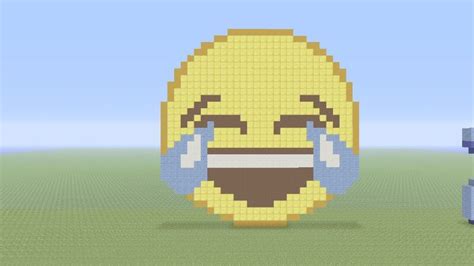 100 Builds Of Pixel Art11 Laughing Emoji Minecraft Amino