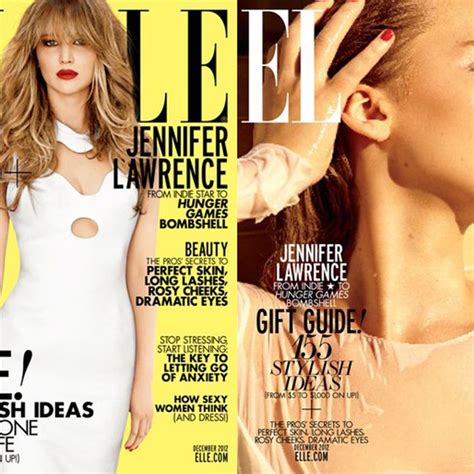 Jennifer Lawrence Covers Elles December Issue