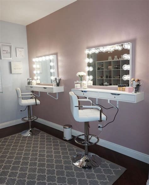 Salon Makeup Station Ideas Decoração Salão De Beleza Decoração De