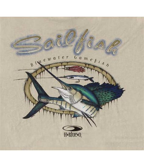 Action Sailfish · Sandbar Short Sleeve T Shirt H Blue O • Saltwater