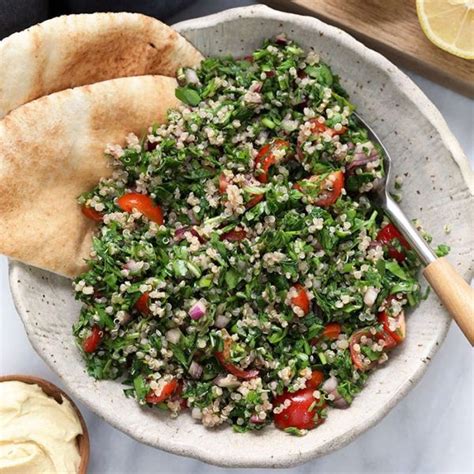 Quinoa Tabouli Recipe Vegan And Gluten Free Fit Foodie Finds