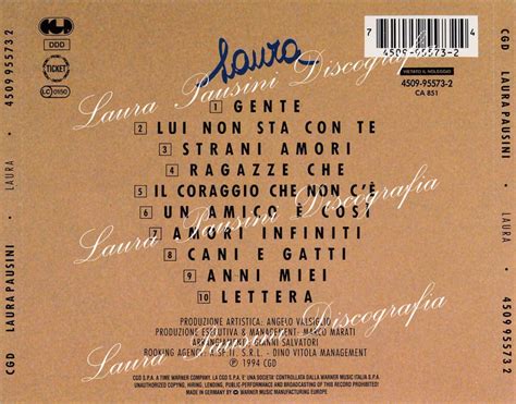 1994 Laura Laura Pausini Discografia