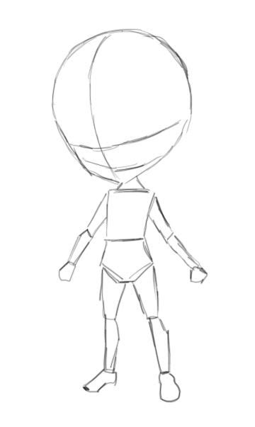 Chibi Template By Mackdoodle99 On Deviantart
