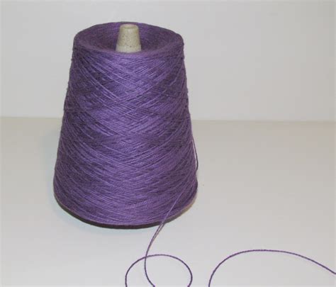 Purple 42 Cotton Yarn Cone Bpyarns 100 Cotton By Bpyarns On Etsy