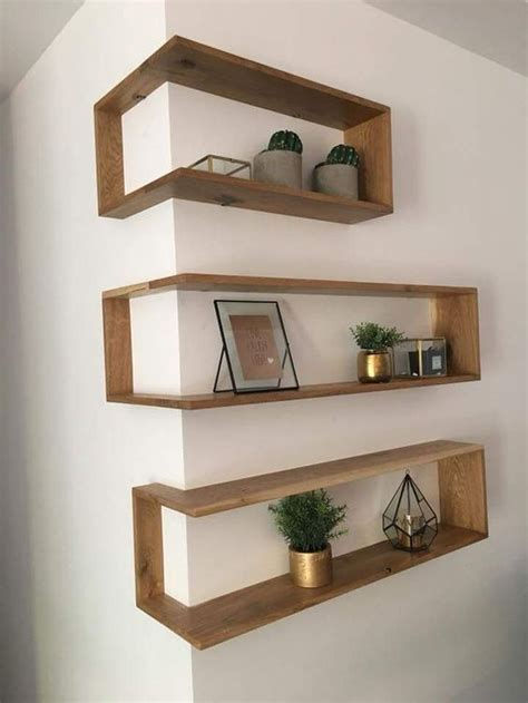Corner Wall Shelves Design Ideas For Living Room 24