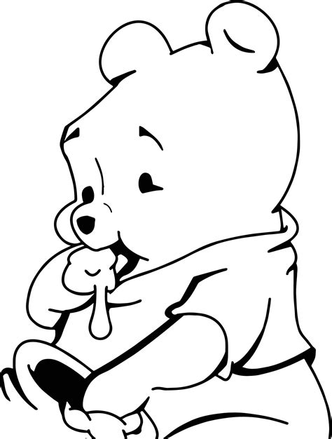 Brought to you by @disney. Winnie The Pooh Line Drawing | Free download on ClipArtMag