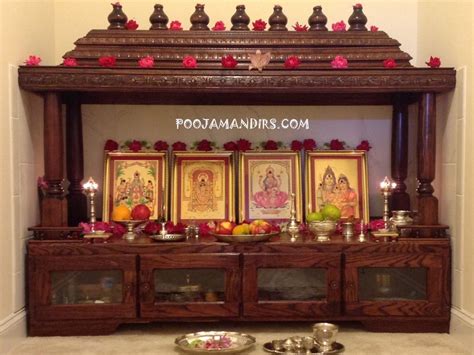 Pooja Mandirs Usa Chitra Collection Open Model Temple Design For